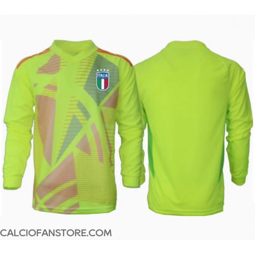 Maglia Calcio Italia Portiere Prima Divisa Europei 2024 Manica Lunga